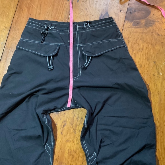 Vintage MacGear Punk Rave Goth Baggy Streetwear Cargo Black pants size Small - Picture 9 of 12